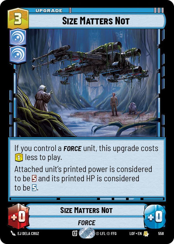 Size Matters Not (Foil) - Star Wars Unlimited