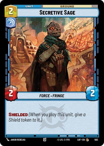 Secretive Sage (563) (Foil) (563) [Legends of the Force]