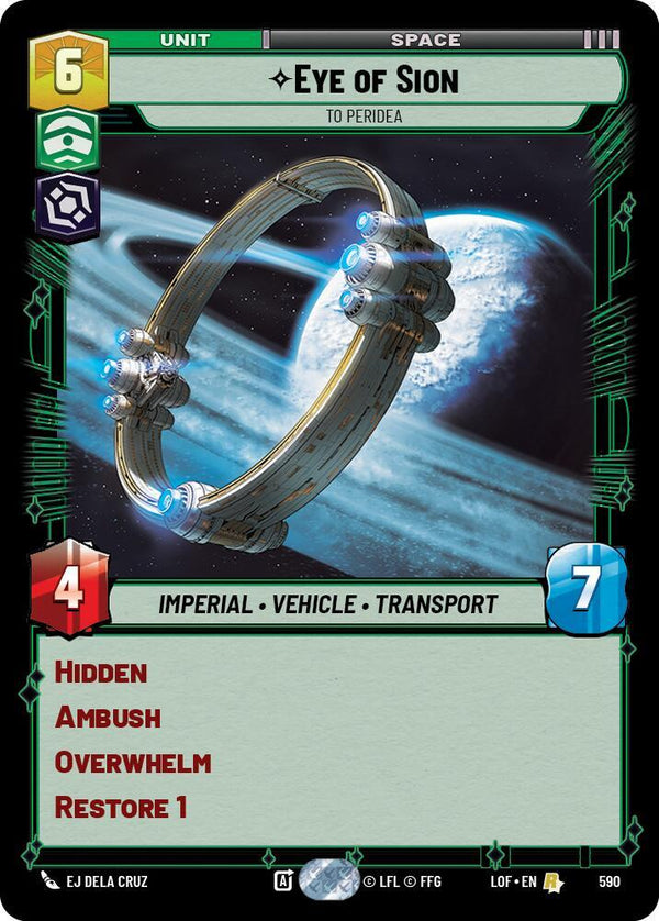 Eye of Sion - To Peridea (Foil) - Star Wars Unlimited