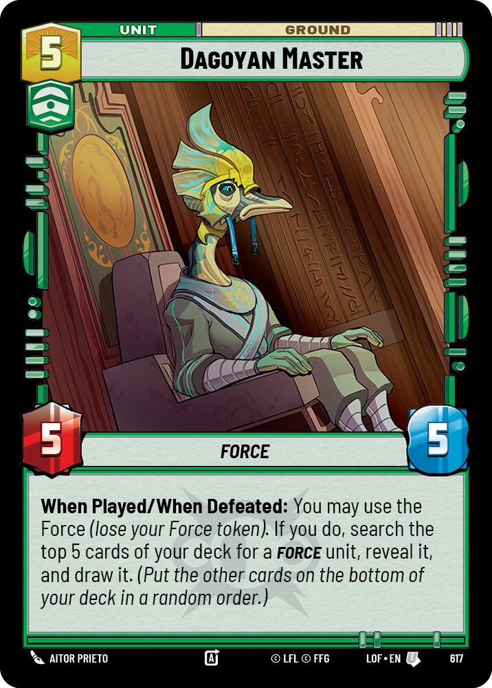 Dagoyan Master (617) (Foil) (617) [Legends of the Force]