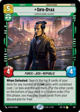 Sifo-Dyas - Commissioning An Army (Foil) - Star Wars Unlimited