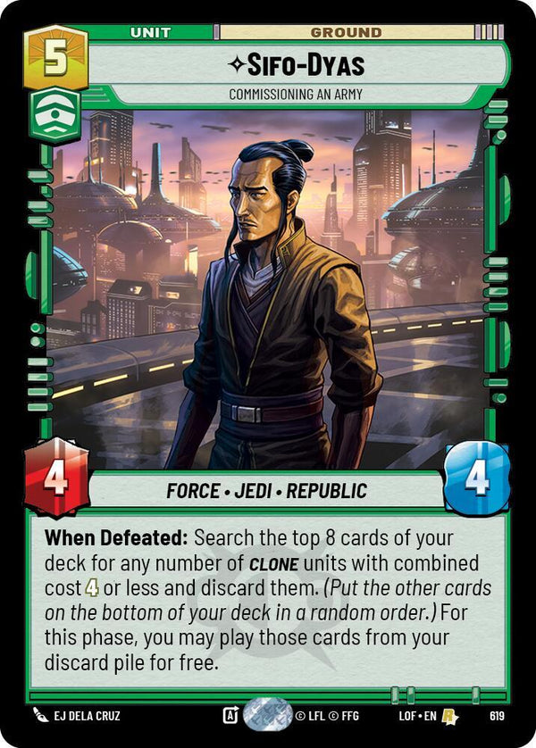 Sifo-Dyas - Commissioning An Army (Foil) - Star Wars Unlimited