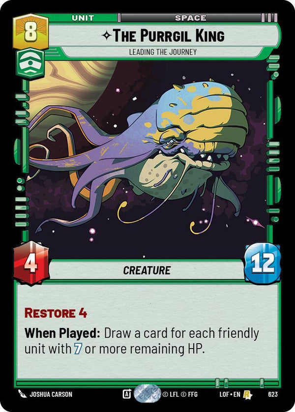 The Purrgil King - Leading The Journey (Foil) (LOF 623) - Star Wars Unlimited