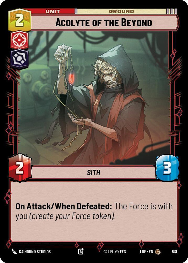 Acolyte of the Beyond (Foil) - Star Wars Unlimited