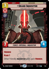 Grand Inquisitor - You're Right to Be Afraid (Foil) - Star Wars Unlimited