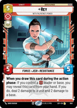 Rey - With Palpatine's Power (Foil) (LOF 650) - Star Wars Unlimited