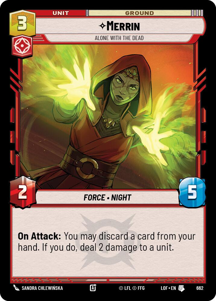 Merrin - Alone with the Dead (662) (Foil) (662) [Legends of the Force]