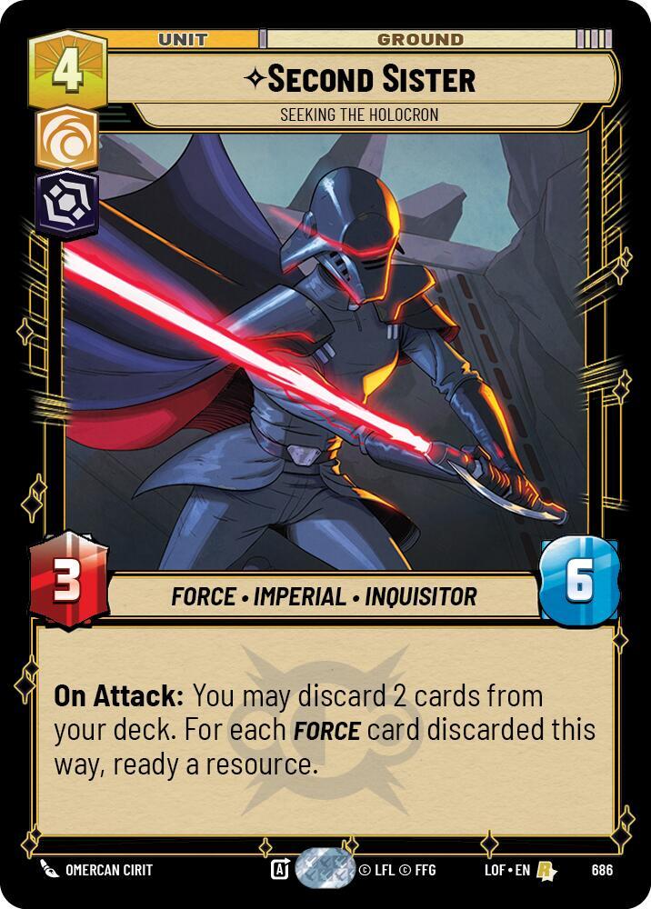 Second Sister - Seeking the Holocron (Foil)