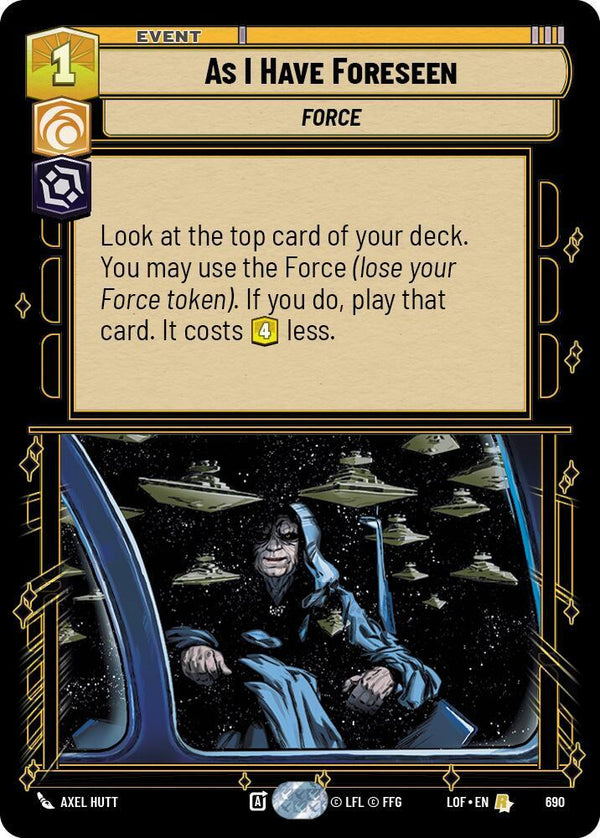 As I Have Foreseen (Foil) - Star Wars Unlimited