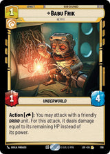 Babu Frik - Heyyy! (Foil) - Star Wars Unlimited