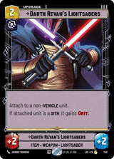 Darth Revan's Lightsabers (Foil) - Star Wars Unlimited