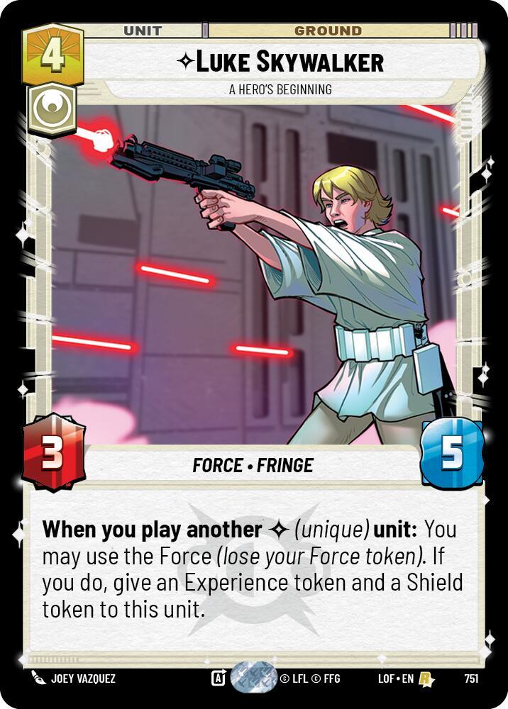 Luke Skywalker - A Hero's Beginning (Foil)