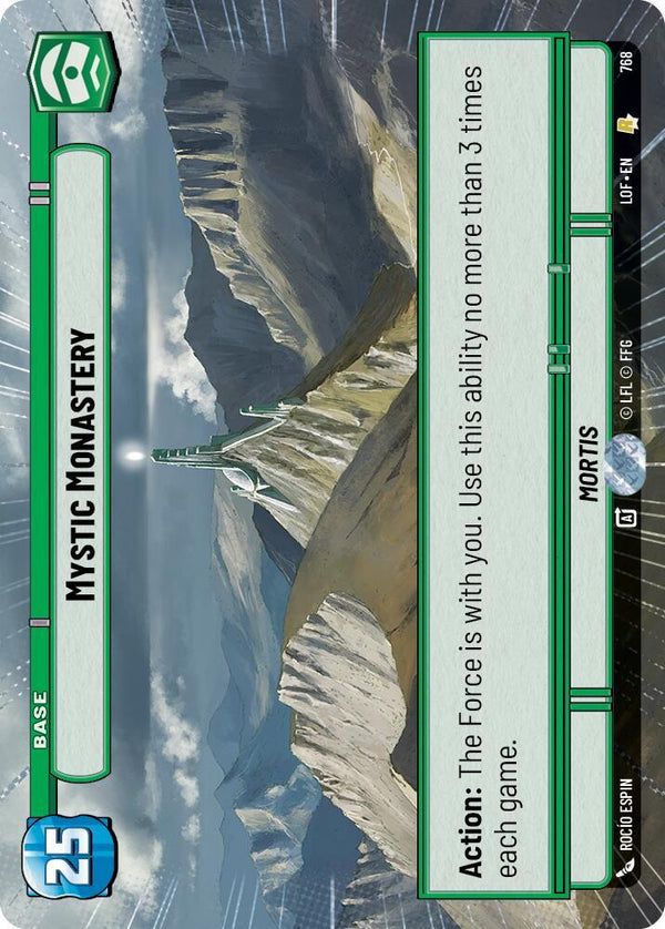 Mystic Monastery (Hyperspace Foil) - Star Wars Unlimited