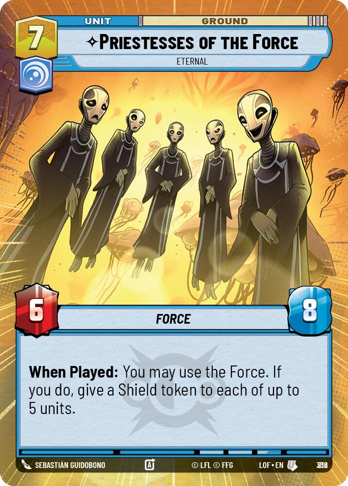 Priestesses of the Force - Eternal (812) (Hyperspace Foil) (812) [Legends of the Force]