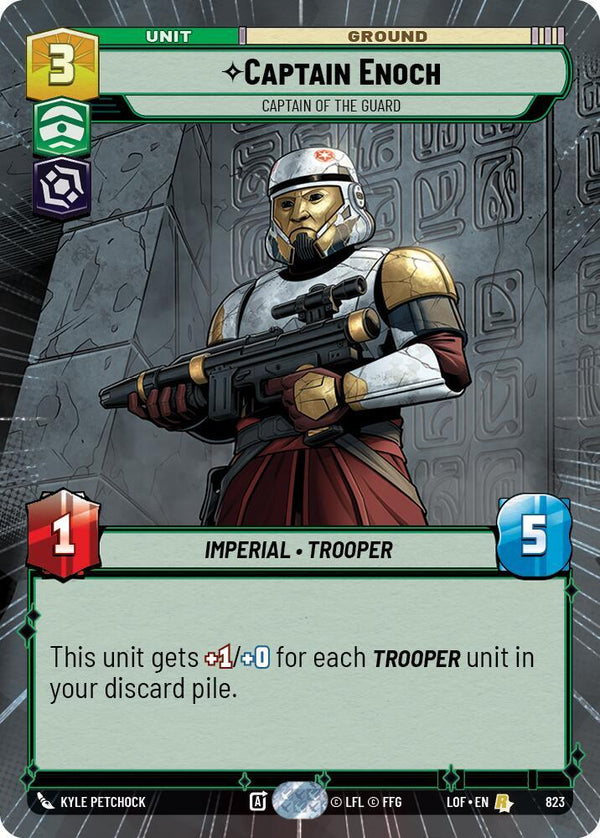 Captain Enoch - Captain of the Guard (Hyperspace Foil) - Star Wars Unlimited