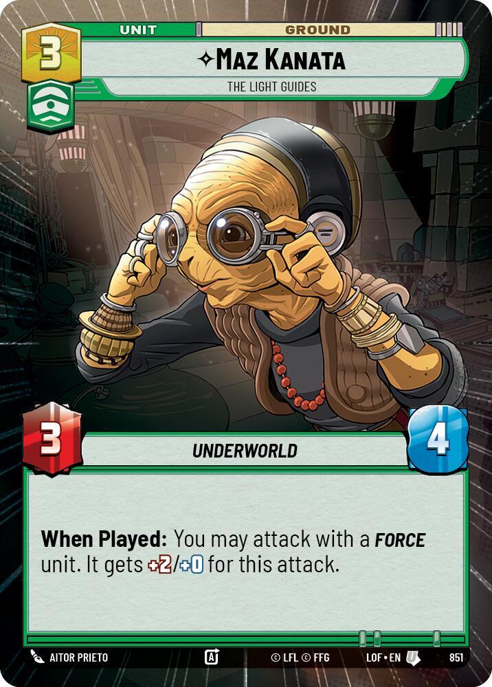 Maz Kanata - The Light Guides (Hyperspace Foil)