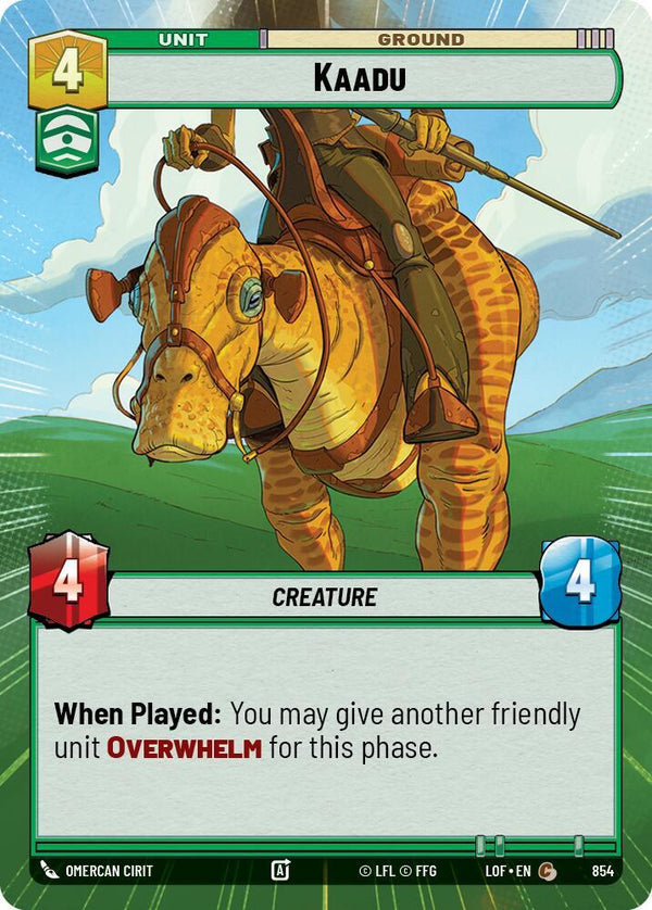 Kaadu (Hyperspace Foil) (LOF 854) - Star Wars Unlimited