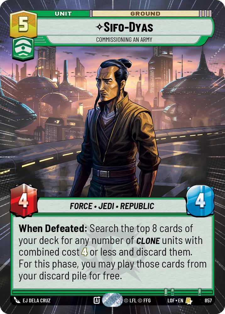 Sifo-Dyas - Commissioning An Army (Hyperspace Foil)