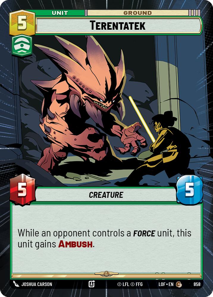 Terentatek (858) (Hyperspace Foil) (858) [Legends of the Force]