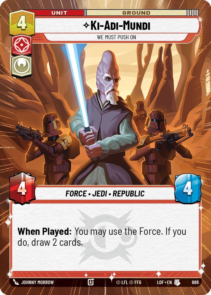 Ki-Adi-Mundi - We Must Push On (Hyperspace Foil)