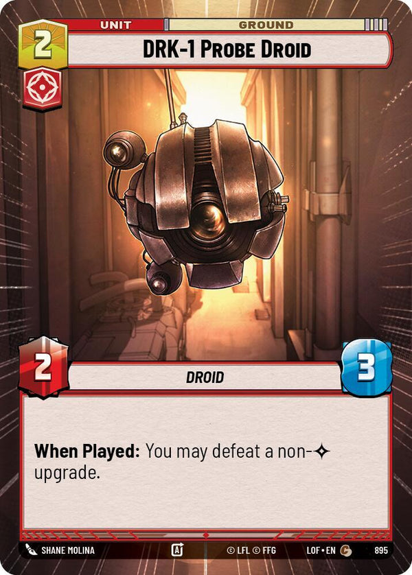 DRK-1 Probe Droid (Hyperspace Foil) - Star Wars Unlimited