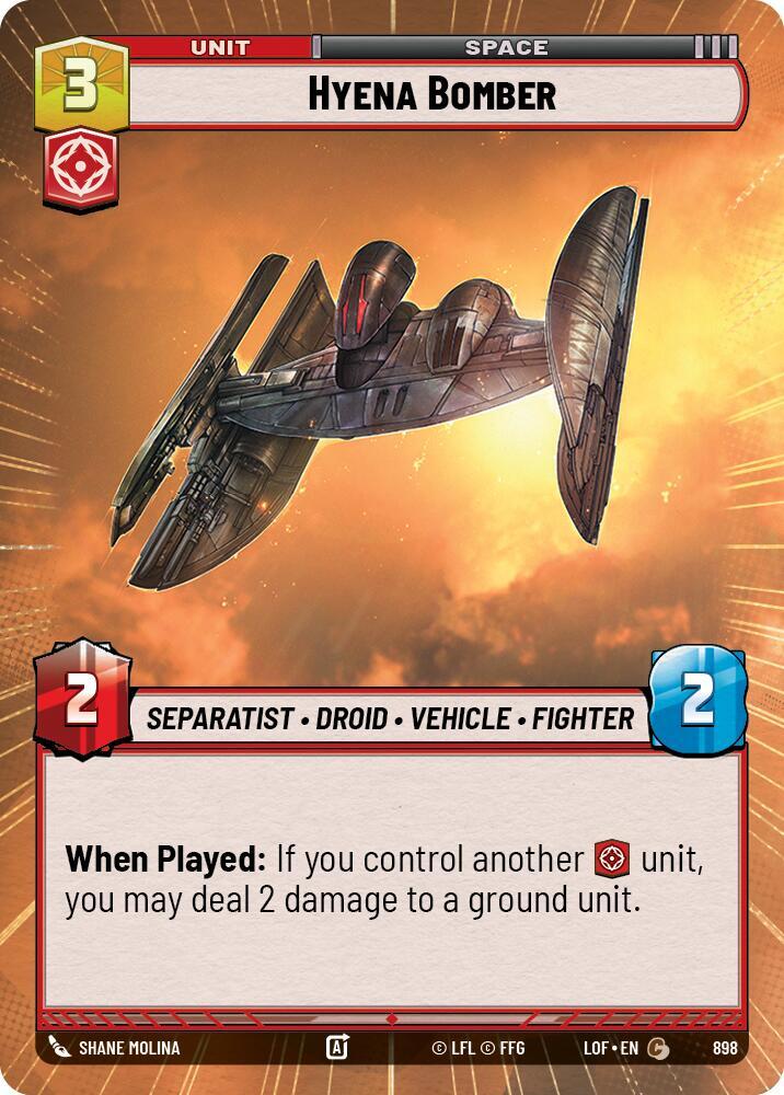 Hyena Bomber (Hyperspace Foil)