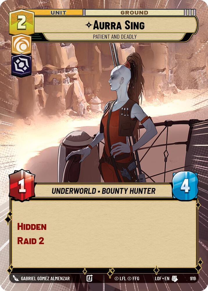 Aurra Sing - Patient and Deadly (Hyperspace Foil)