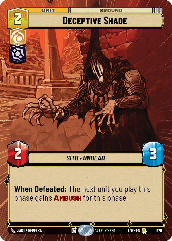 Deceptive Shade (Hyperspace Foil) - Star Wars Unlimited