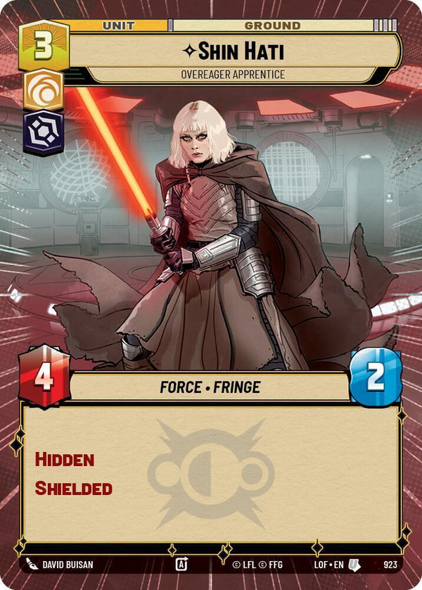 Shin Hati - Overeager Apprentice (Hyperspace Foil) - Star Wars Unlimited