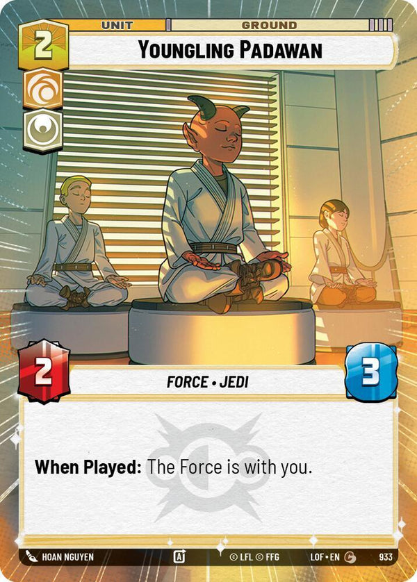 Youngling Padawan (Hyperspace Foil) - Star Wars Unlimited