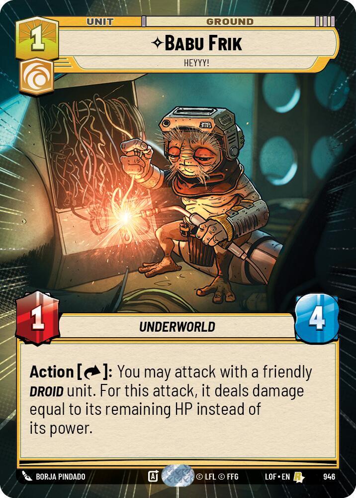 Babu Frik - Heyyy! (Hyperspace Foil)