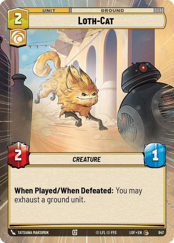 Loth-Cat (Hyperspace Foil) (LOF 947) - Star Wars Unlimited