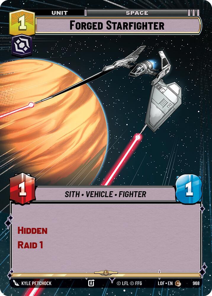 Forged Starfighter (Hyperspace Foil)
