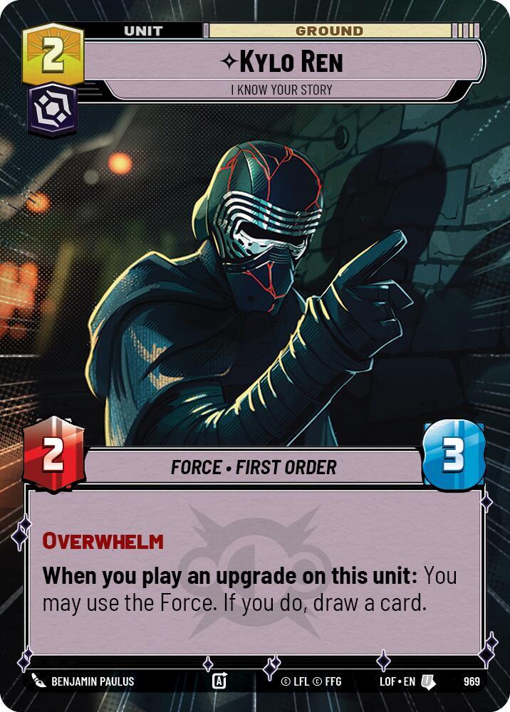 Kylo Ren - I Know Your Story (Hyperspace Foil)
