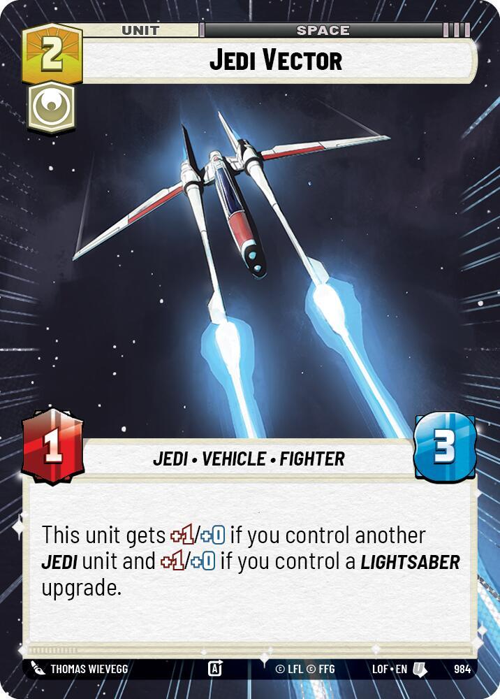Jedi Vector (Hyperspace Foil)