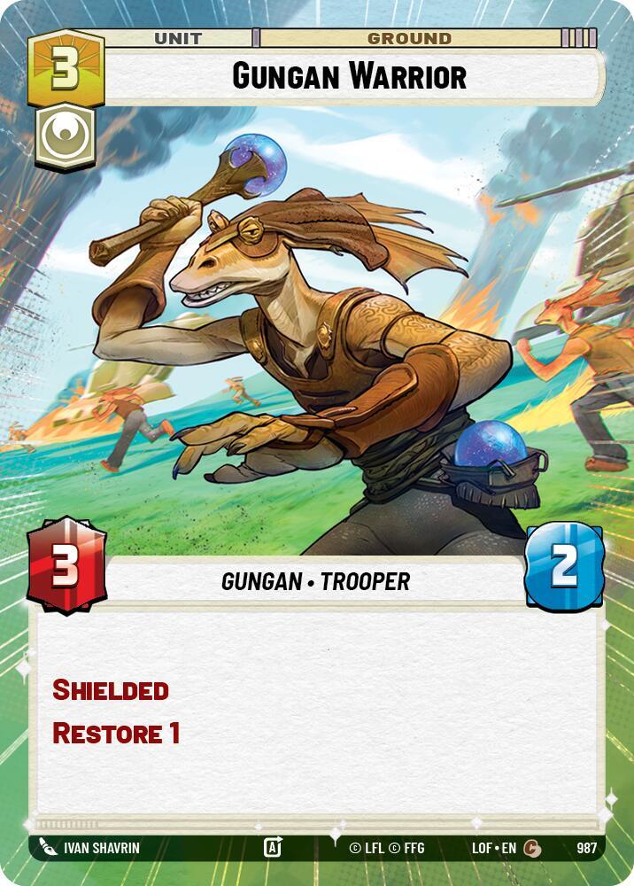 Gungan Warrior (Hyperspace Foil)