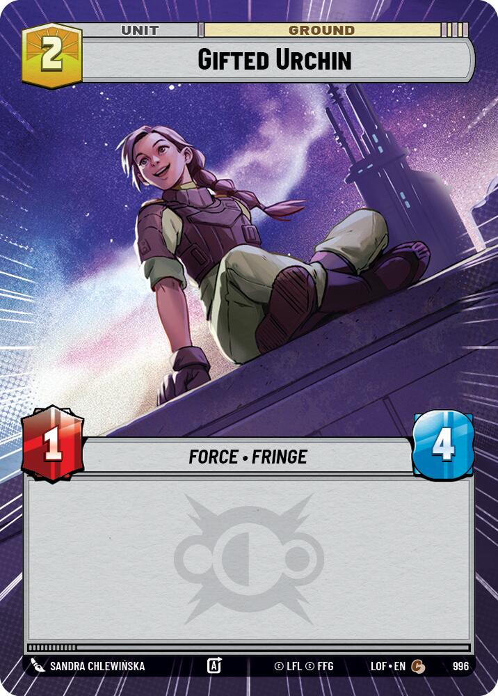 Gifted Urchin (996) (Hyperspace Foil) (996) [Legends of the Force]