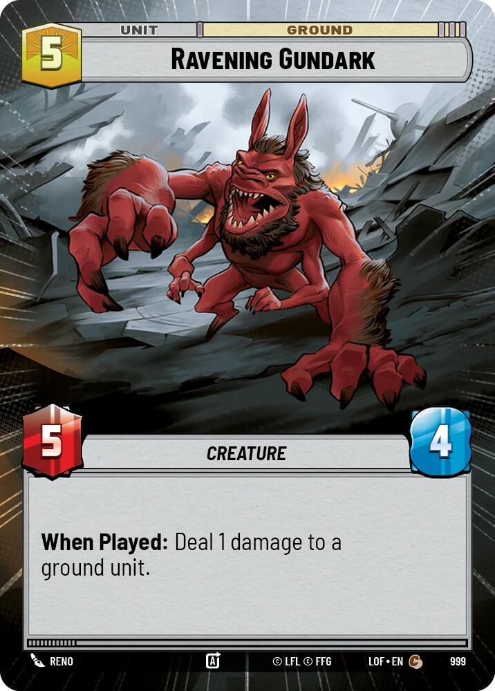 Ravening Gundark (Hyperspace Foil)