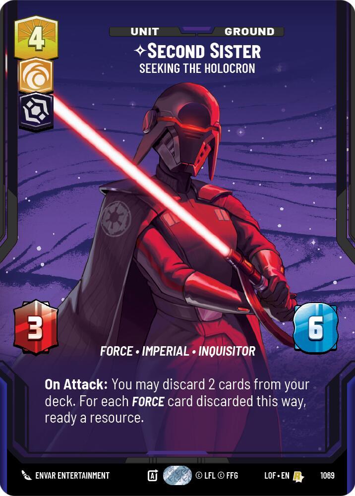 Second Sister - Seeking the Holocron (Prestige Foil)
