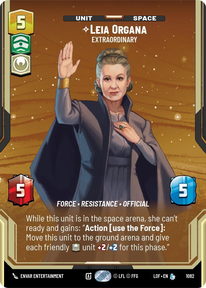 Leia Organa - Extraordinary (Prestige Foil)