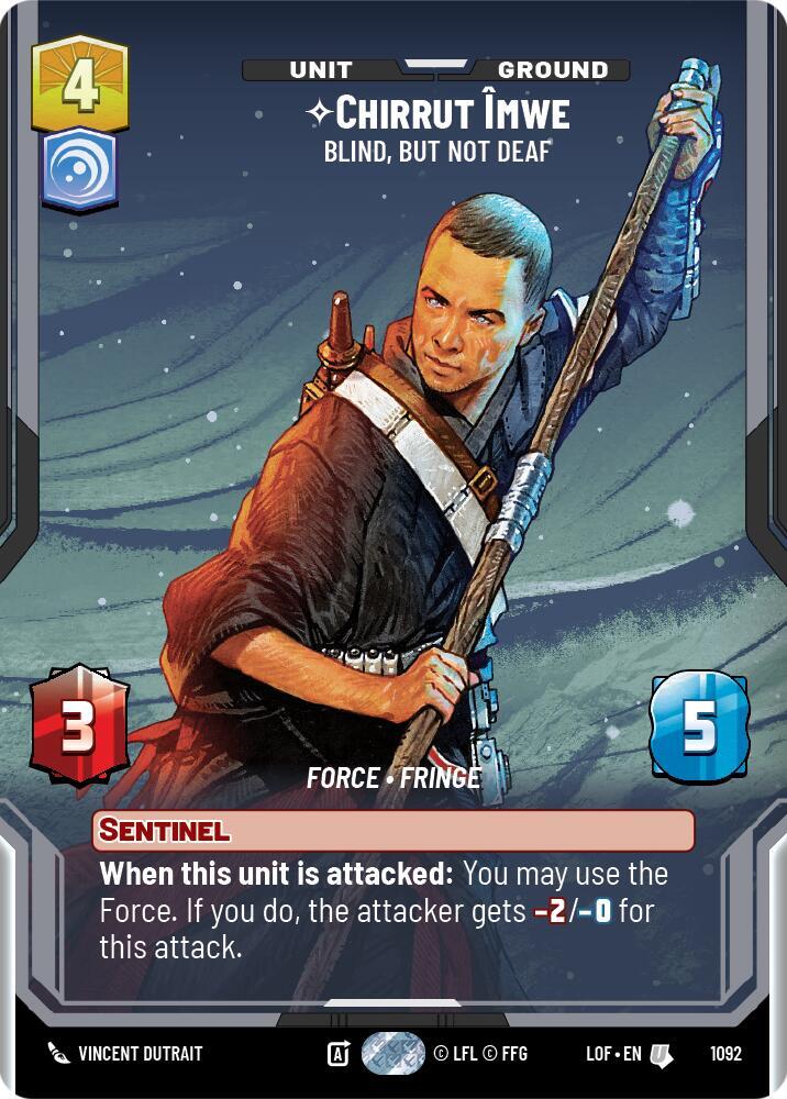 Chirrut Imwe - Blind, but not Deaf (Prestige Foil)