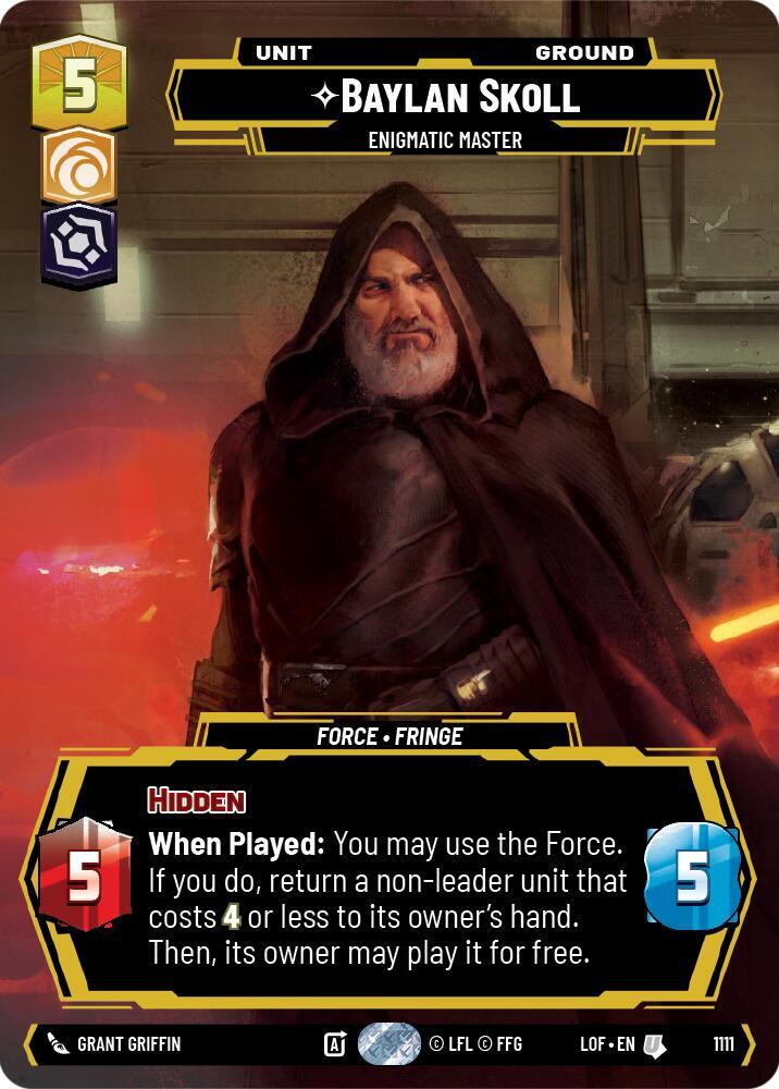 Baylan Skoll - Enigmatic Master (Prestige Foil)