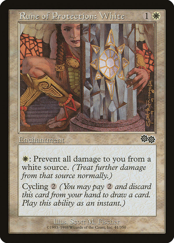 Rune of Protection: White - Magic: The Gathering