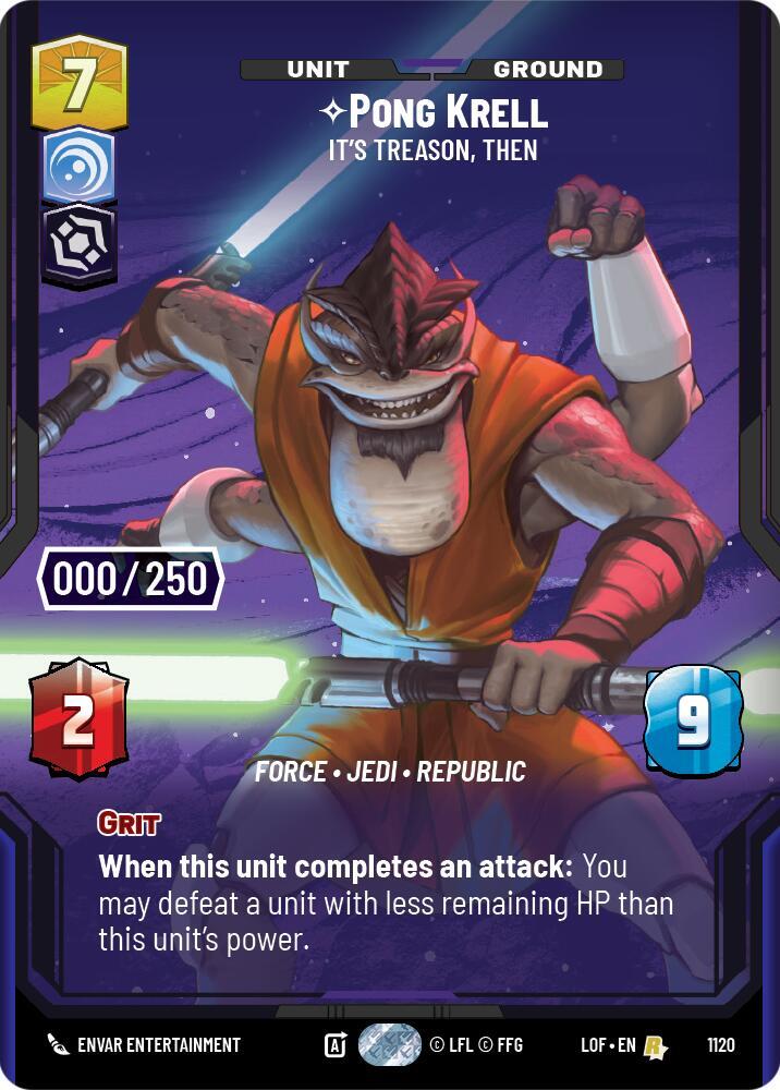 Pong Krell - It's Treason, Then (Serialized)