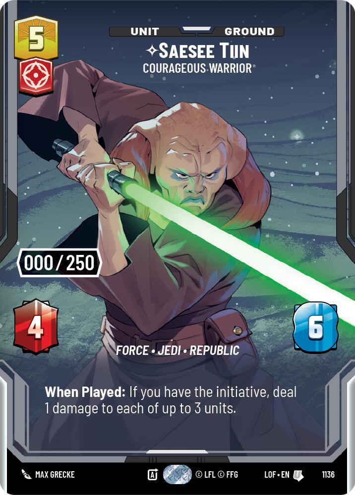 Saesee Tiin - Courageous Warrior (Serialized)