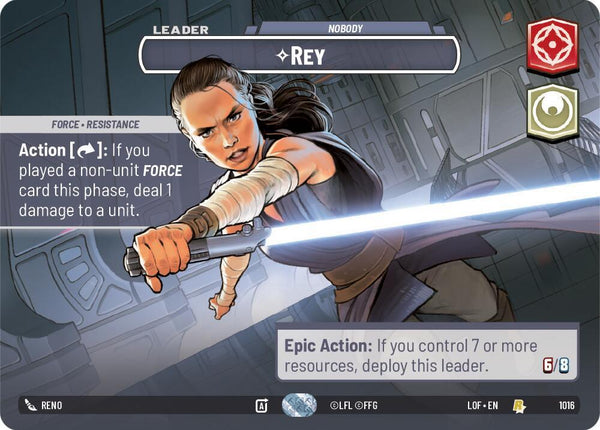 Rey - Nobody (Showcase) - Star Wars Unlimited