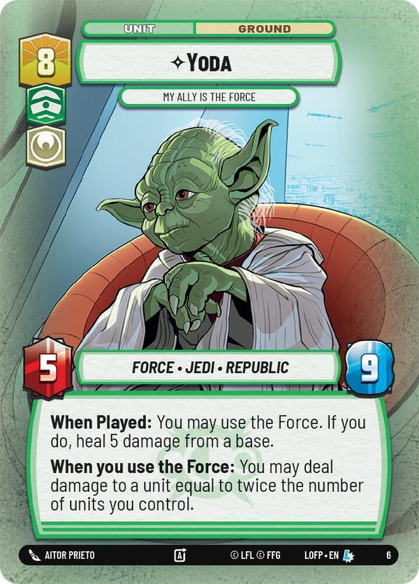 Yoda - My Ally is the Force - Star Wars Unlimited