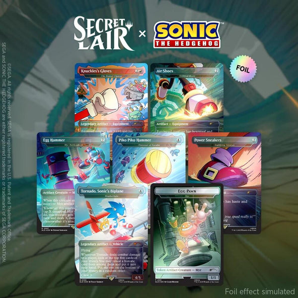 Secret Lair x Sonic the Hedgehog Superdrop: Turbo Gear (Rainbow Foil) - Magic: The Gathering