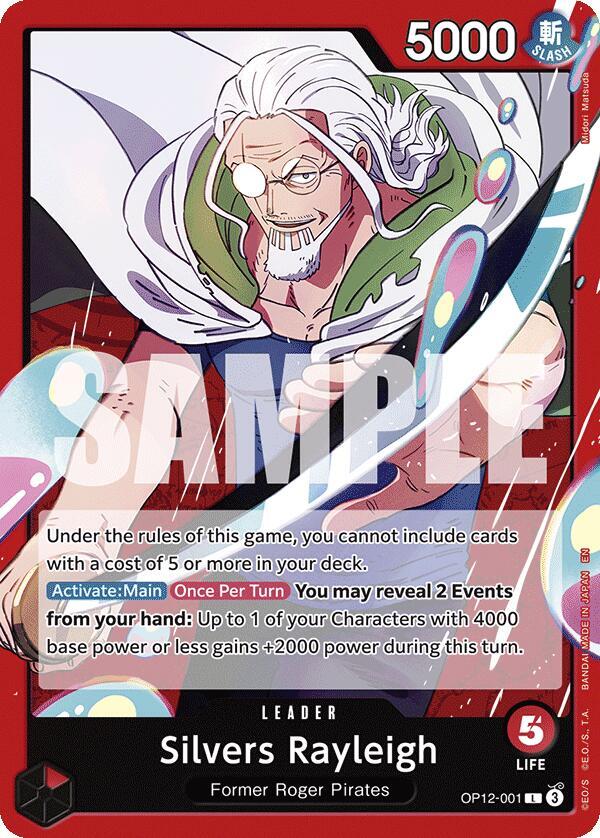 Silvers Rayleigh - One Piece Card Game