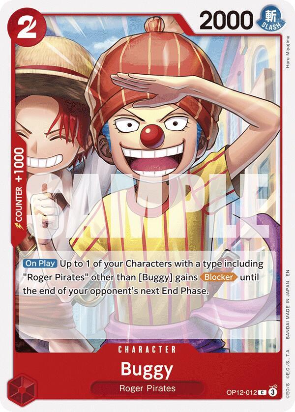 Buggy (012) - One Piece Card Game